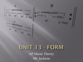 Unit 13 - Form