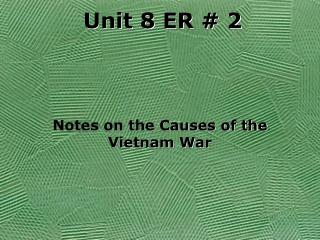 Unit 8 ER # 2