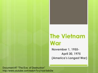 The Vietnam War