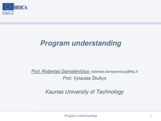 Program understanding