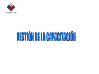 GESTIÓN DE LA CAPACITACIÓN