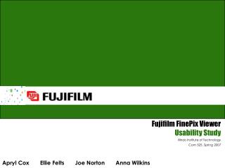 Fujifilm FinePix Viewer Usability Study