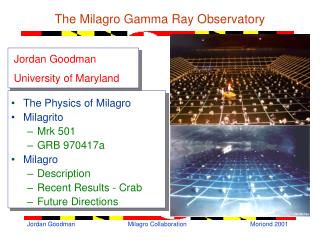 The Milagro Gamma Ray Observatory