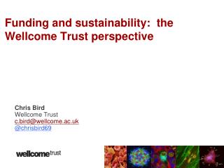 Funding and sustainability: the Wellcome Trust perspective