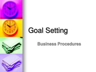 Goal Setting