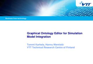 Graphical Ontology Editor for Simulation Model Integration