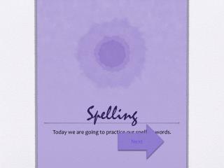 Spelling