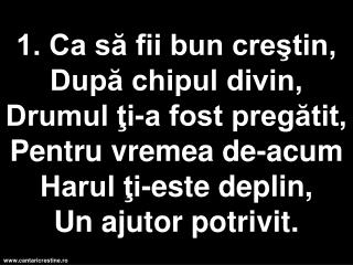 299 Ca sa fii bun crestin