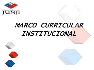 MARCO CURRICULAR INSTITUCIONAL