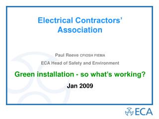 Electrical Contractors’ Association