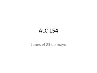 ALC 154