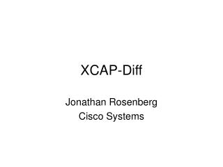 XCAP-Diff