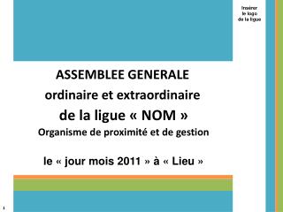 Organisme de proximité et de gestion