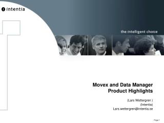 Movex and Data Manager Product Highlights