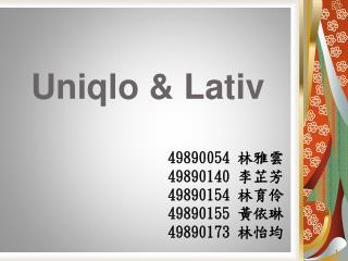 Uniqlo &amp; Lativ