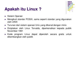 Apakah itu Linux ?