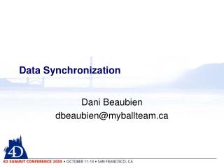 Data Synchronization