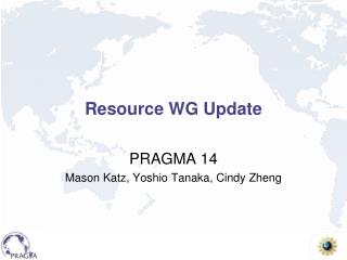 Resource WG Update
