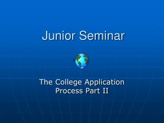 Junior Seminar