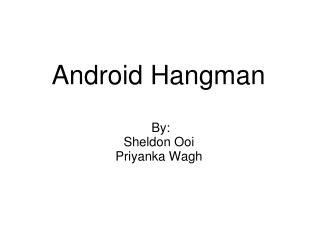 Android Hangman
