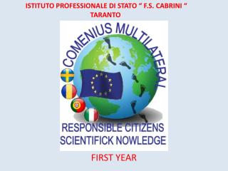 ISTITUTO PROFESSIONALE DI STATO “ F.S. CABRINI “ TARANTO