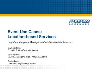 Event Use Cases: Location-based Services