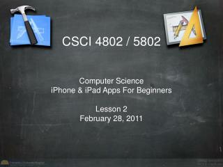 CSCI 4802 / 5802