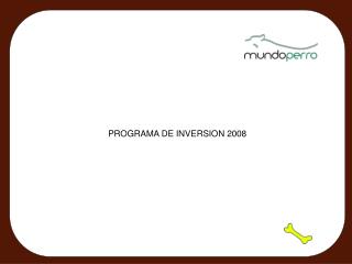 PROGRAMA DE INVERSION 2008