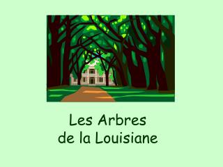 Les Arbres de la Louisiane