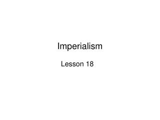 Imperialism