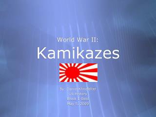 World War II: Kamikazes