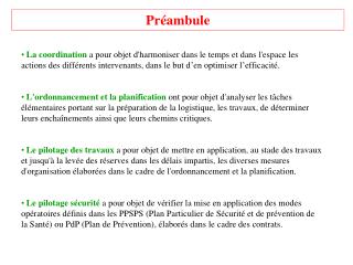 Préambule