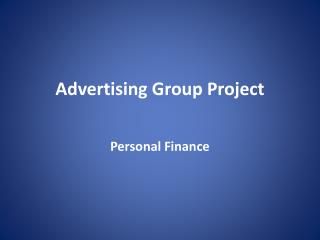 Advertising Group Project