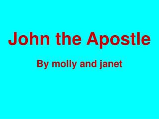 John the Apostle