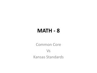 MATH - 8