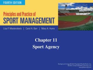 Chapter 11 Sport Agency