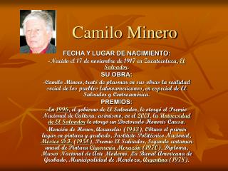 Camilo Minero