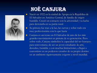 Noé Canjura