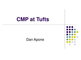CMP at Tufts