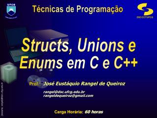 Prof.: José Eustáquio Rangel de Queiroz 	rangel@dsc.ufcg.br 	rangeldequeiroz@gmail