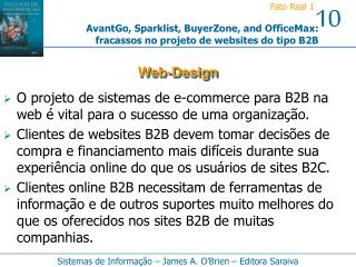 O projeto de sistemas de e-commerce para B2B na web é vital para o sucesso de uma organização.