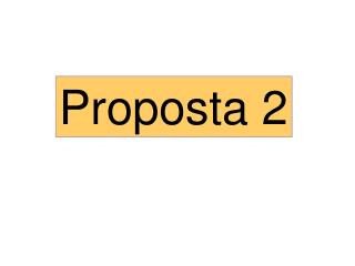 Proposta 2