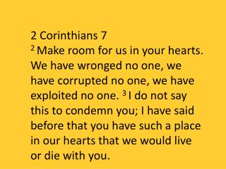 2 Corinthians 7