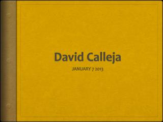 David Calleja