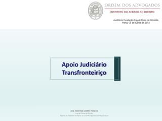 JOEL TIMÓTEO RAMOS PEREIRA Juiz de Direito de Círculo