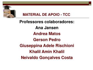 MATERIAL DE APOIO - TCC