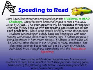 Speeding to Read