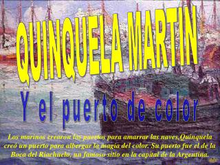 QUINQUELA MARTIN