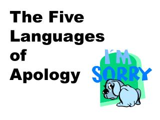 The Five Languages of Apology