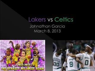 Lakers vs Celtics